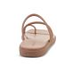 5. CROCS MIAMI TOE LOOP SANDAL IN MILK CHOCOLATE 209862-2JJ