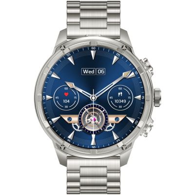 6. Smartwatch Gravity Silver Strap + Bracelet GT41-3