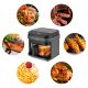 19. ELDOM FAT-FREE FRYER FR500 5.5 L 1200W GLASS CONTAINER, GRID, SILICONE PAD, 8 PROGRAMS, TEMPERATURE CONTROL.