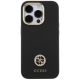3. Guess Silicone Logo Strass 4G Case for iPhone 15 Pro - Black