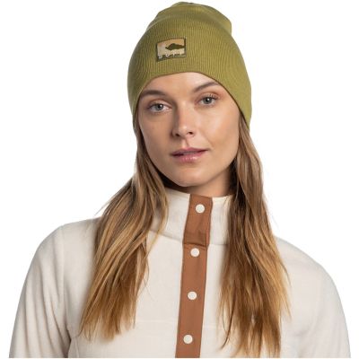 BUFF KNITTED BEANIE LILON LONG MOSS Hat, One Size