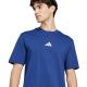 5. Men's adidas Essentials Small Logo Single Jersey T-shirt blue JF1093