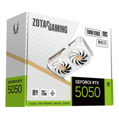 12. ZOTAC GAMING GeForce RTX 5050 Twin Edge OC White Graphics Card