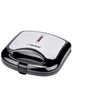 Esperanza ASIAGO EKT011 sandwich maker (1000W; black and silver)