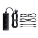 9. Baseus Digital GaN 3xUSB-C 1xUSB-A 240W Wall Charger with Power Cable - Black