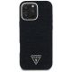 3. Guess Denim Triangle Logo MagSafe iPhone 16 Pro Max Case - Black