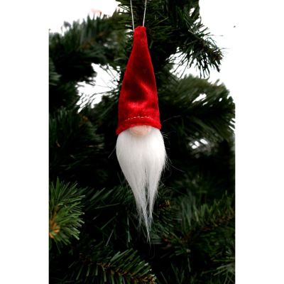 10. DECORATIVE PENDANT SANTA CLAUS 11CM RED