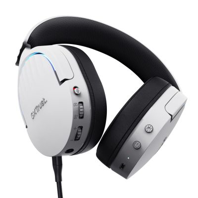 20. Trust GXT 491W FAYZO WIRELESS White Gaming Headphones