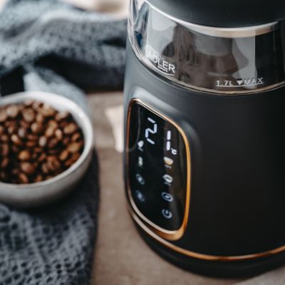 15. ADLER AD 1305 electric kettle black and gold