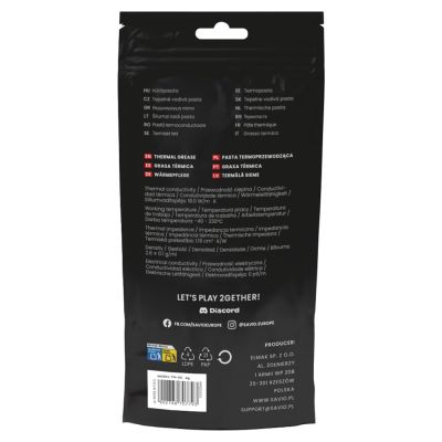 2. SAVIO THERMAL CONDUCTIVE PASTE 18W/MK, 4G TG-05