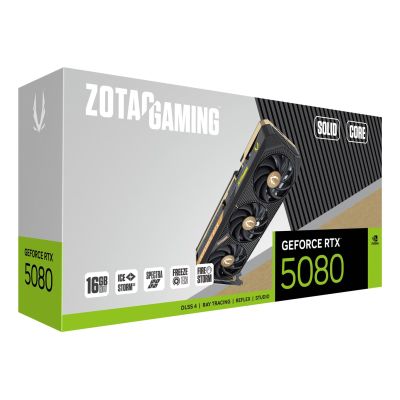 7. ZOTAC GAMING GeForce RTX 5080 SOLID CORE 16GB Graphics Card