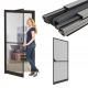 13. ALU DOOR MOSQUITO NET 100X215 ANTHRACITE BASIC PLUS