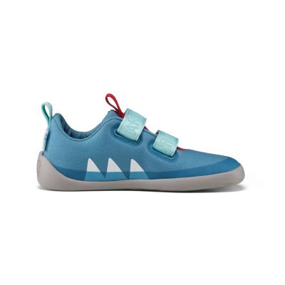 6. Affenzahn Halbschuh Baumwolle Lucky Shark Jr shoes 00391-30211