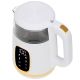 4. Adler AD 1305WG electric kettle 1.7 l 2200 W Transparent, Gold, White