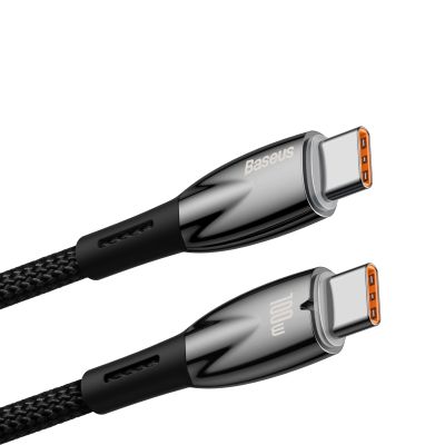 2. Baseus CADH000701 USB-C - USB-C PD cable 100W 5A 480Mb/s 1m - black