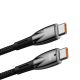 2. Baseus CADH000701 USB-C - USB-C PD cable 100W 5A 480Mb/s 1m - black