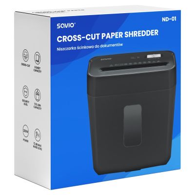 3. SAVIO ND-01 SHREDDER FOR DOCUMENTS