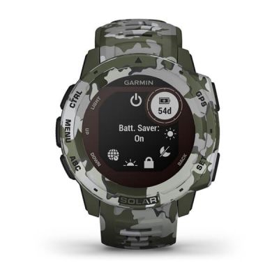 6. Garmin Instinct Solar Camo Watch Green (010-02293-06)