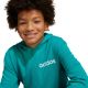 18. Adidas Essentials green kids tracksuit JN2427