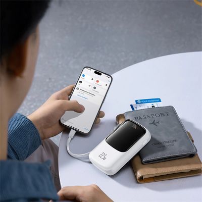 7. Baseus Qpow Pro+ Power Bank 22.5W 10000mAh USB-C - White