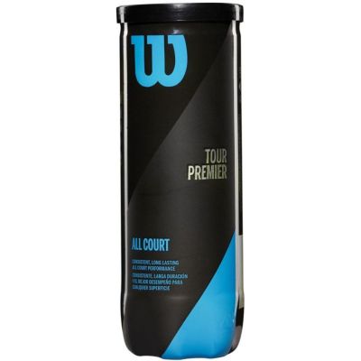 2. Wilson Tour Premier All Court Tennis Balls 3 pcs WRT109400