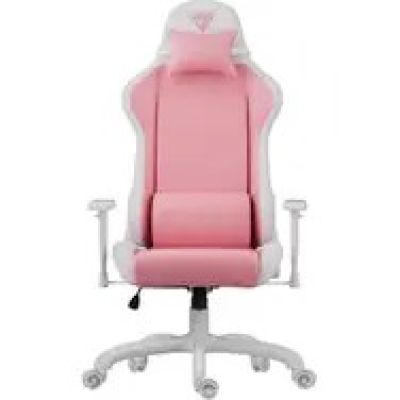 SENSE7 Spellcaster FUKU PU Armchair White and Pink