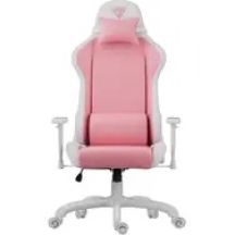 SENSE7 Spellcaster FUKU PU Armchair White and Pink