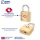 6. TRAVEL BLUE TSA LUGGAGE PADLOCK