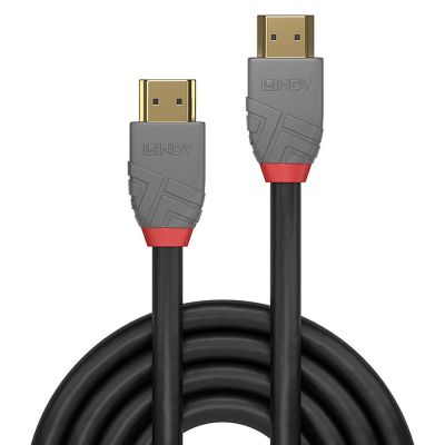 2. Lindy 36967 HDMI Cable 10m HDMI Type A (Standard) Black, Gray