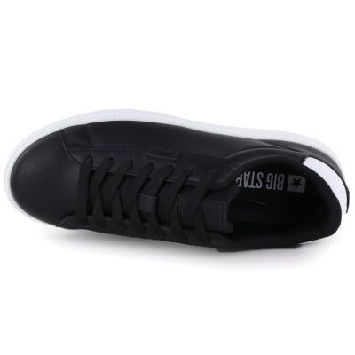 3. Men's sports shoes, eco-leather, black, Big Star TT174332