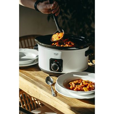 14. Slow cooker ADLER AD 6413w white