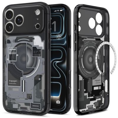 2. Spigen Ultra Hybrid MagSafe Zero One Case for iPhone 18 Pro / 17 Pro - Black