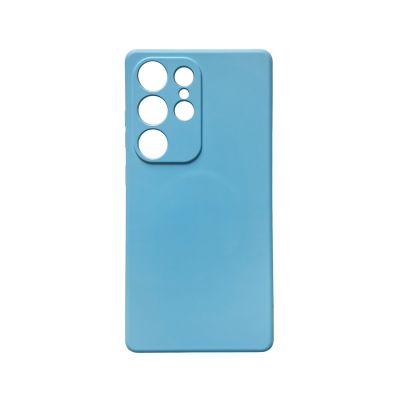 2. Wozinsky Silicone Case Magsafe Magnetic Case for Samsung Galaxy S25 Ultra - Blue