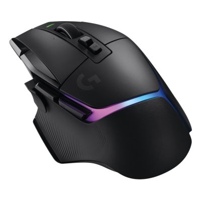 10. Logitech G G502 X Plus Gaming Mouse Right Side RF Wireless Optical 25600 DPI