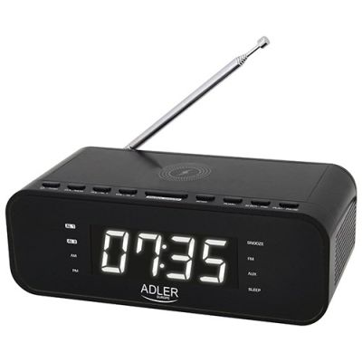 18. ADLER AD 1192b black clock radio