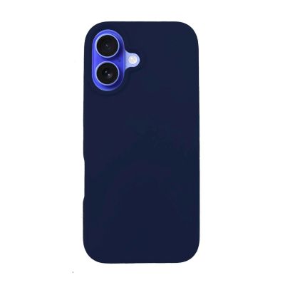 3. 3mk Silicone Case for iPhone 16 Plus - navy blue