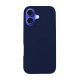 3. 3mk Silicone Case for iPhone 16 Plus - navy blue