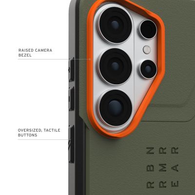 4. Urban Armor Gear Civilian Cell Phone Case 17.5 cm (6.9") Orange, Olive