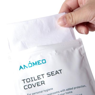 5. HYGIENIC TOILET SEAT COVERS 38 X 46 CM (10 PCS) ANOMEO