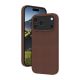 dbramante 1928 Roskilde MS – leather case for iPhone 17 Pro Max, MagSafe-compatible (dark tan)