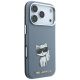 4. Karl Lagerfeld Smooth Choupette Sketch MagSafe case for iPhone 18 Pro / 17 Pro - light blue