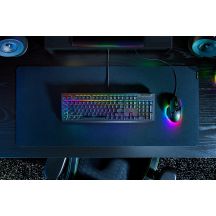 Razer BlackWidow V4 X. Tastatur Formfaktor: Volle Größe (100%), Geräteschnittstelle: USB, Tastatur-Switch: Mechanischer Switch. Type of Hintergrundbeleuchtung: RGB-LED. Empfohlene Nutzung: Gaming. Product paint: Schwarz