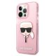 2. Karl Lagerfeld Glitter Karl's Head Case for iPhone 13 Pro Max - Pink