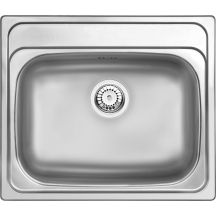 Steel sink, 1-bowl, ZYU_3103 5908212043189
