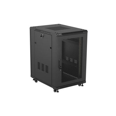 26. LANBERG FLOOR CABINET 19" 18U 600X800 BLACK
