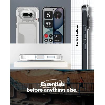 9. Spigen Ultra Hybrid Case for Nothing Phone 4A - Transparent