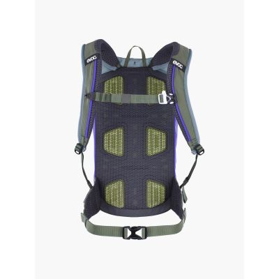 6. EVOC Stage 6 Hydration Bladder 2 Backpack with Water Reservoir, Steel Violet Dark Olive