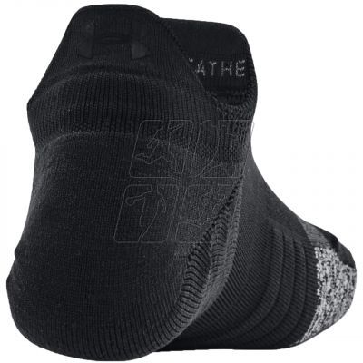 3. Under Armor Breathe No Show Socks 1370096 001