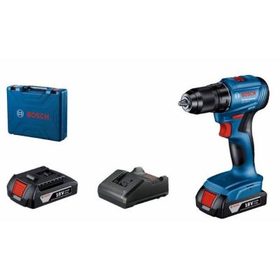 8. Bosch GSR 185-LI Solo screwdriver with case, torque 50/21Nm