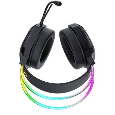 3. Wozinsky WSG-1118 Wired Gaming Headphones with Microphone and RGB Backlight - Black